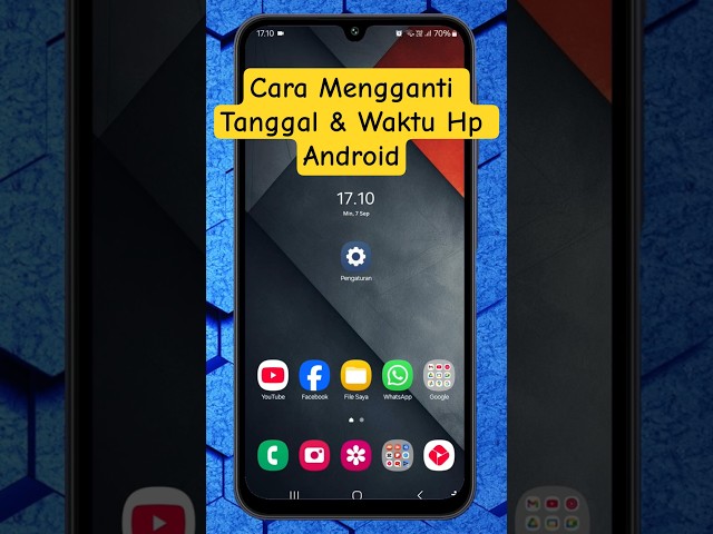 Cara Mengganti Tanggal & Waktu Hp Android #tanggalwaktuhpandroid #gantitanggal #gantiwaktu