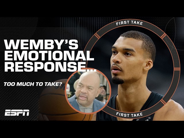 Michael Wilbon has CONCERNS over Wembanyama's emotional response after WCF 👀 | First Take
