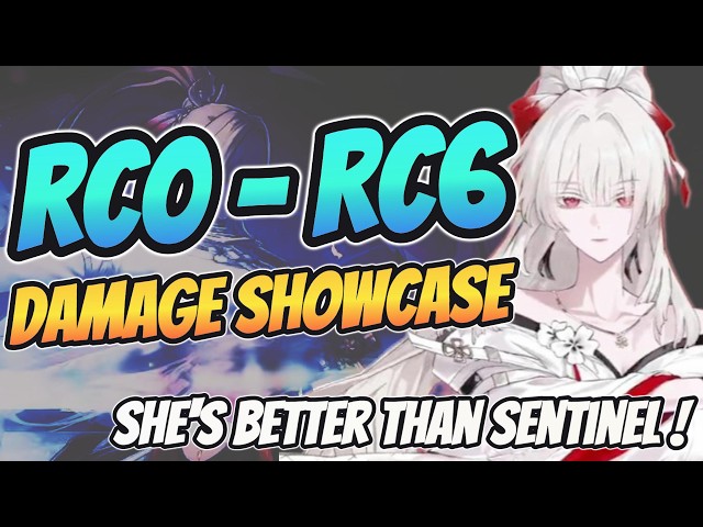 RC0 - RC6 HIYUKI Damage Showcase | SHE'S BETTER THAN ANY SENTINEL !!