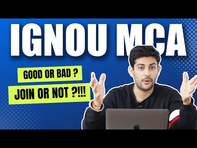 IGNOU MCA Good or Bad? 🤔 | Must Watch Before Joining IGNOU 🚨