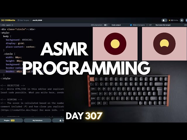 Keyboard ASMR CSS Battle 23rd January