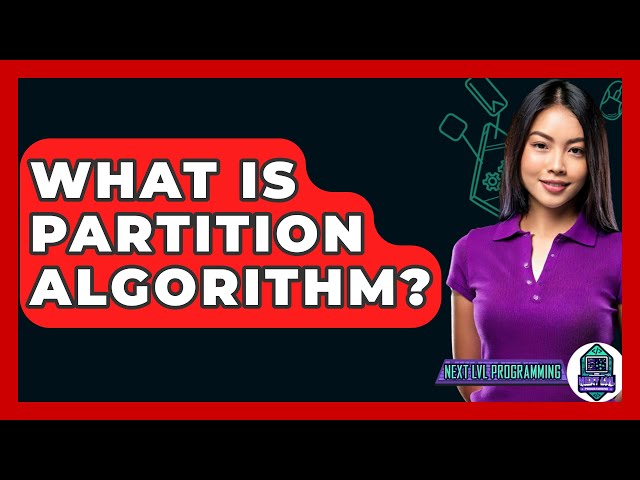 What Is Partition Algorithm? - Next LVL Programming