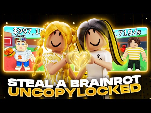 [NEW] Steal a Brainrot Uncopylocked | Roblox Studio