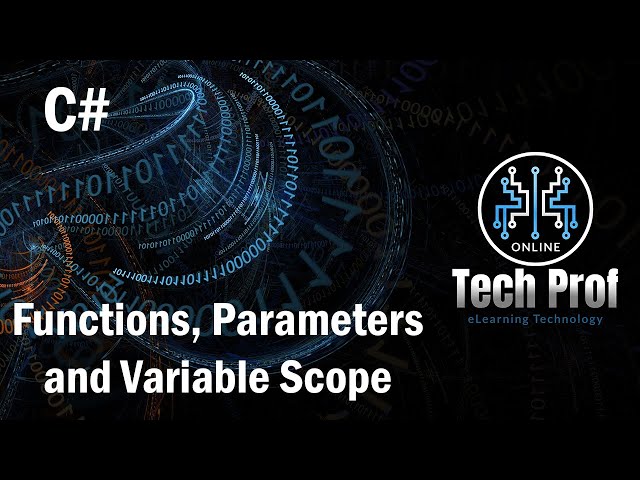 .NET Development - Functions, Parameters and Variable Scope with By Reference and By Value
