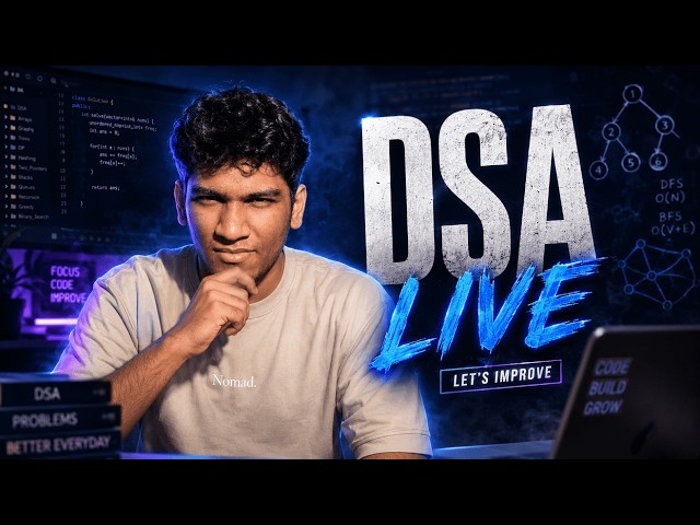 Doing DSA Because I Suck At It | Live Java DSA Practice 🔴