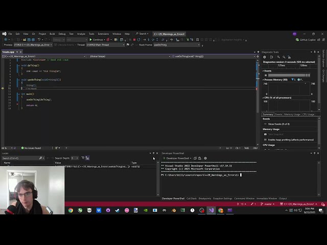 raw c++ learning, the stack, the heap, and intro to recursion