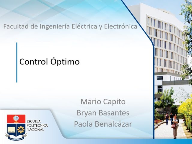 Control Óptimo