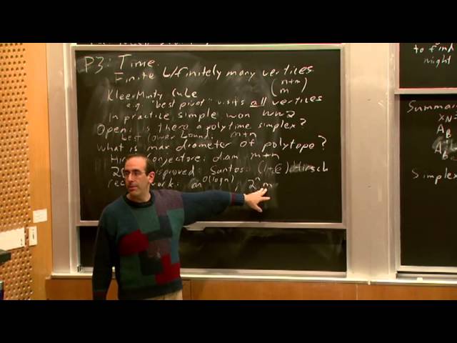 Lecture 17 10/23 Linear Programming: Simplex Algorithm