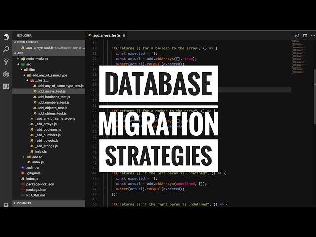 Database migration strategies