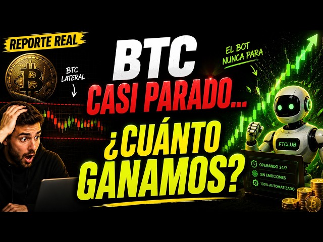 BTC CASI PARADO!!! CUANTO FUE NUESTRA GANANCIA??🤖💰Reporte especial Agosto 2026