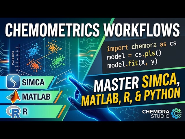 Chemometrics Workflows (SIMCA, MATLAB & Python)