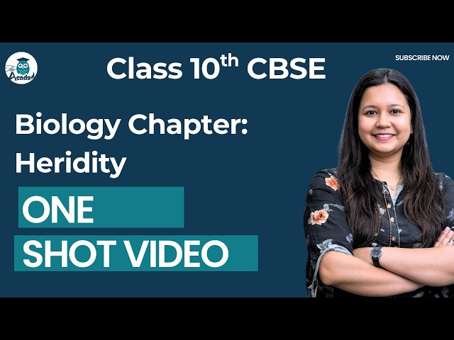 Heredity Class 10 CBSE Biology | Heredity & Inheritance Explained | Class 10 Science, Evolution