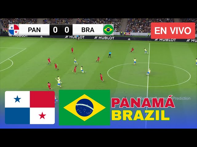 Panamá vs Brasil Amistoso Internacional 2026 Partido Simulación PES 21
