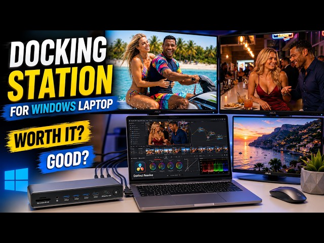 Docking Station for Windows Laptop. Watch Before You Buy!