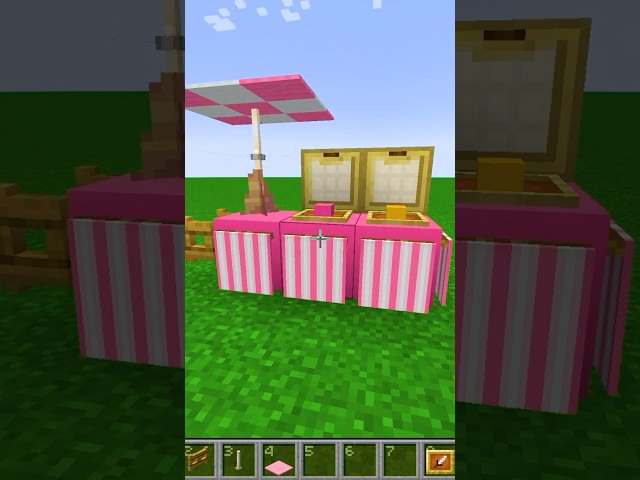 How to make a #minecraft ice cream cart for summer 🍦😎 #gamesforkidshub