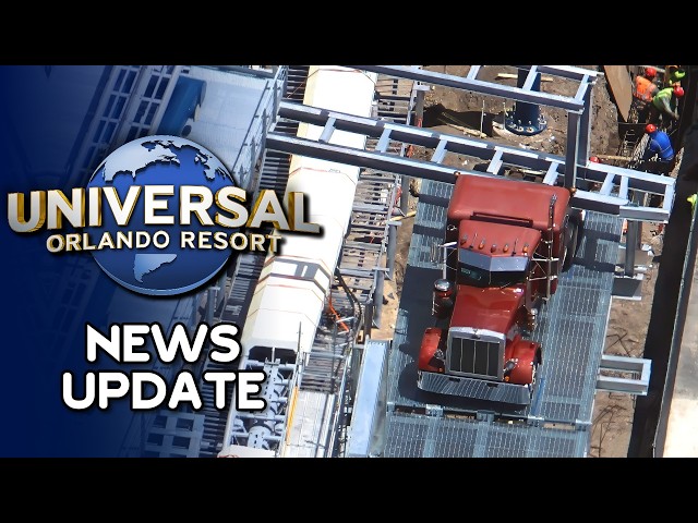 Hollywood Drift Theming, Dark Universe Ride Breaks Ground, & Poseidon's Fury Demo -Universal Orlando