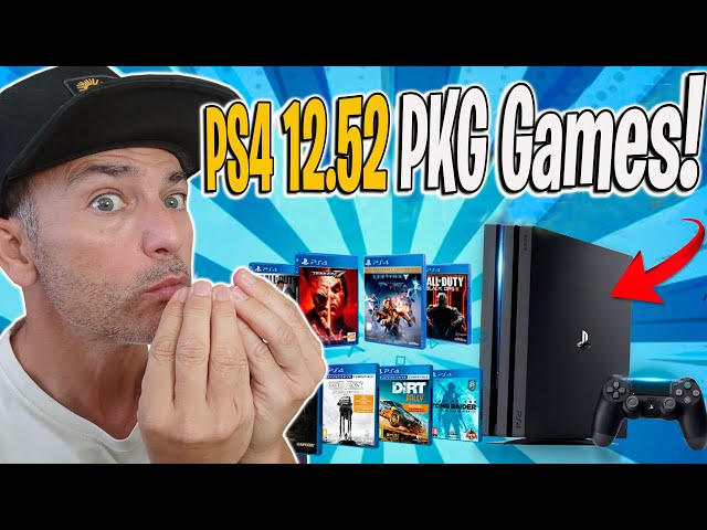 PS4 EXPLOIT 12.52 How to INSTALL PS4 Games in PKG format, Easy Tutorial, Difficulty 0 out of 10