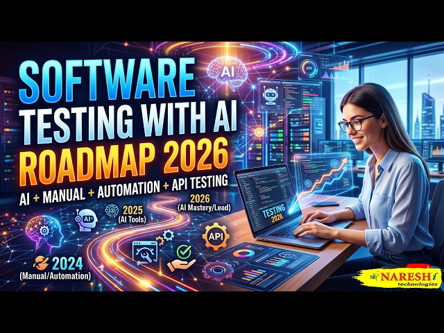 Full Stack Software Testing with AI Roadmap for Beginners 2026 | Software Testing Jobs | Naresh IT