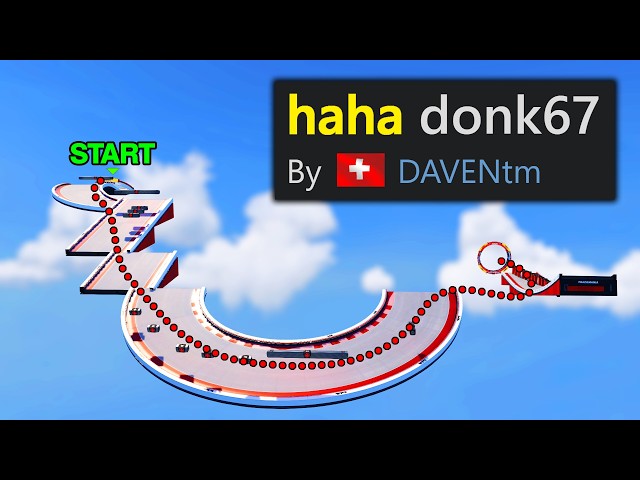 I played a Tournament on "HAHA" Maps in Trackmania!