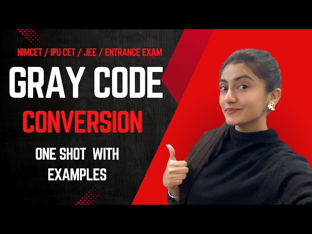 Binary to gray code conversion | BCD | Hindi #nimcet #ipucet #jee