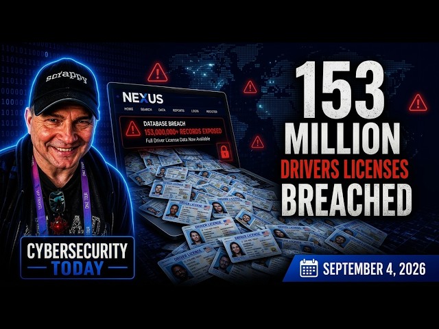FBI probes 153 million driver's licence leak, Health data breach hits 9 5 million, Cyberattack close