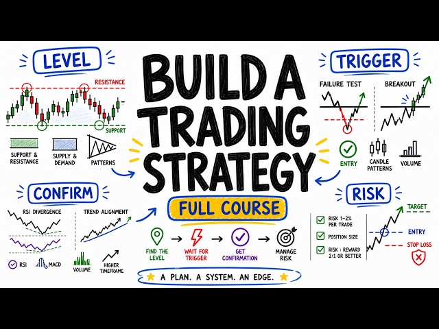 How to Build a Trading Strategy From Scratch in 76 Minutes (Beginner to Advanced)