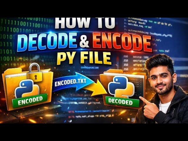 How to Decode And Encode Python File | @HASUPORTAL_1Z 