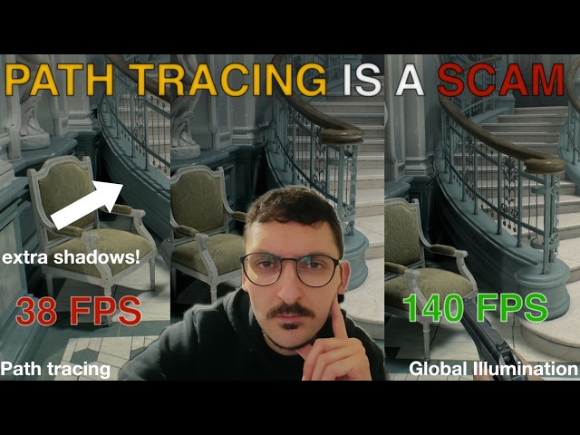 Resident Evil Requiem Path Tracing vs Reality (100 FPS Drop)