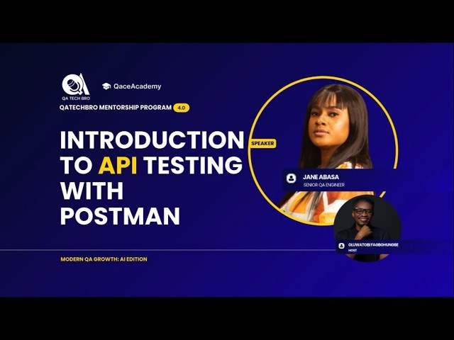 INTRODUCTION TO API TESTING WITH POSTMAN