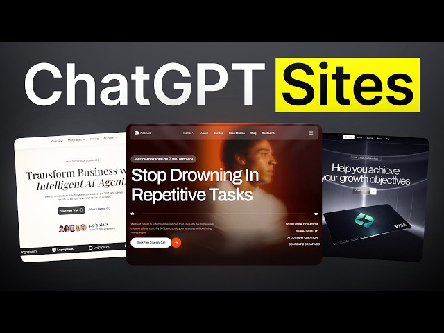 ChatGPT Sites Just Changed Web Design Forever! (Tutorial)
