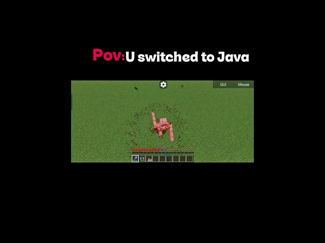 Pov: U Switched to Java
