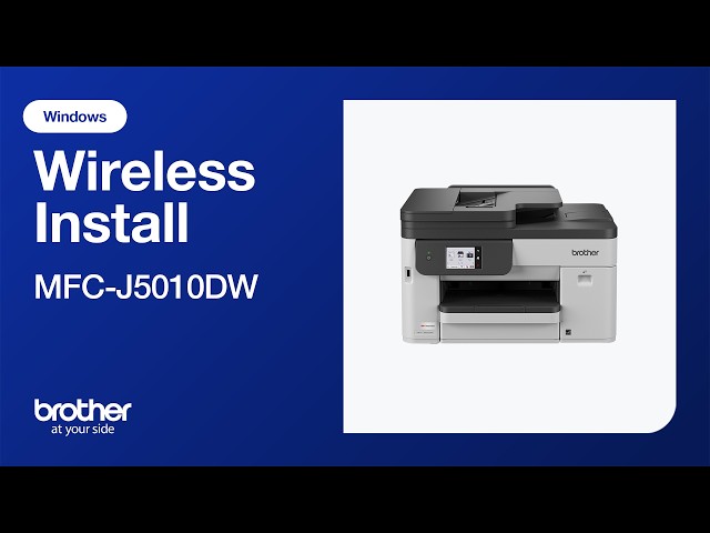 MFCJ5010DW wireless setup - Windows