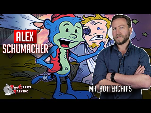 Alex Schumacher creator Mr. Butterchips comic (2021) Interview | Two Geeks Talking