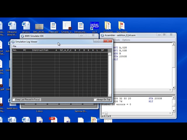 8085 Simulator IDE Part 2