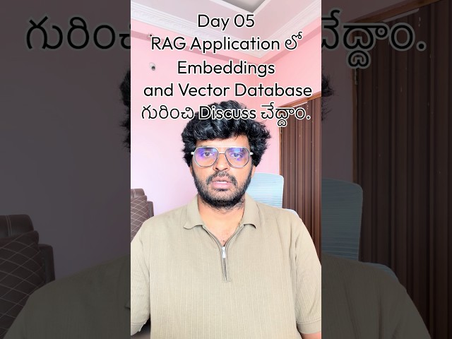 RAG లో Embeddings మరియు Vector Database ఎలా పనిచేస్తాయి? | Health Plus AI Example #rag #embeddings