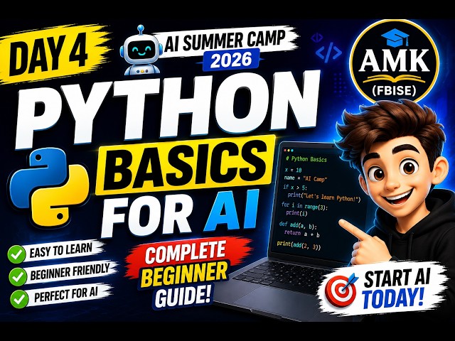 Python for AI Explained Learn Python Basics in 8 Minutes (2026 Beginner Guide)
