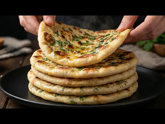Forget Pizza! The Softest Flatbread Ever! Just 5 Minutes. Brilliant bread recipe!