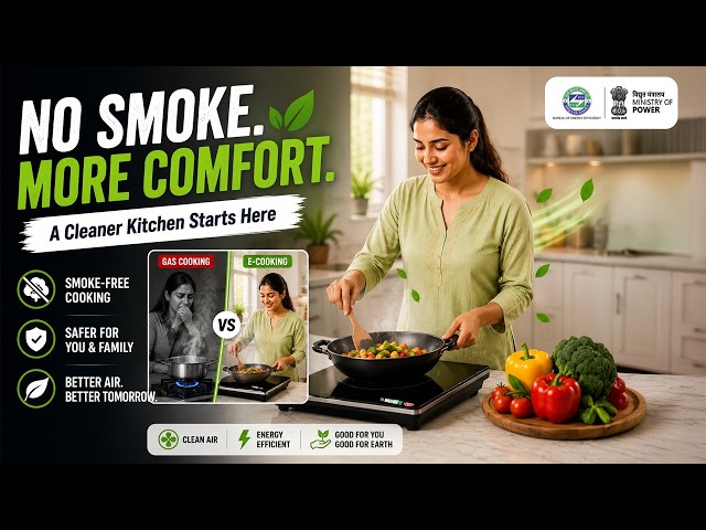 Why Choose E-Cooking? Safe, Smoke-Free & Energy Efficient | Go Electric | BEE