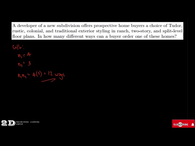 ENGINEERING DATA ANALYSIS MULTIPLICATION RULE