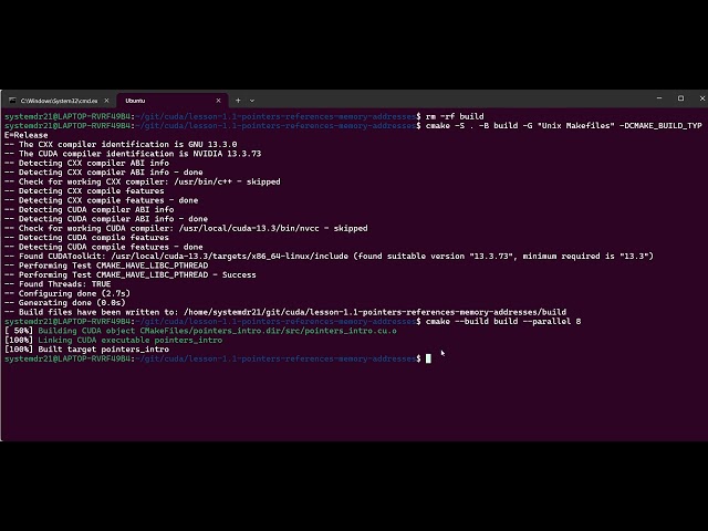 lesson 1.1 :Pointers, references, and memory addresses