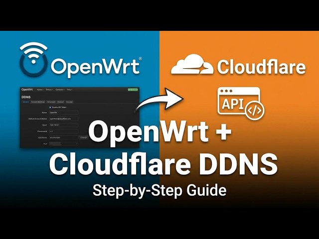 How to setup Dynamic DNS with Cloudflare using OpenWrt