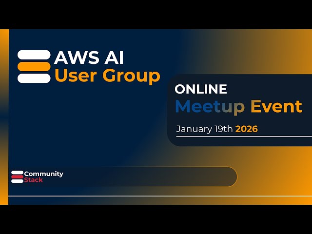 AWS AI UG #4 - Online