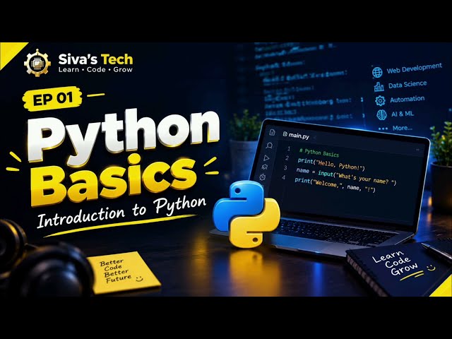 Python Basics #1 | Introduction to Python | Tamil