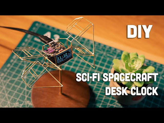 [Satisfying] Building a Sci-Fi Spacecraft Desk Clock
