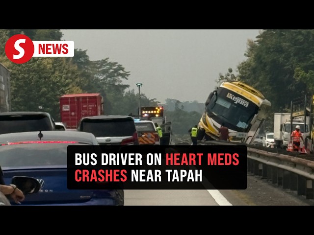 Heart medication blamed as bus driver crashes on North-South Expressway