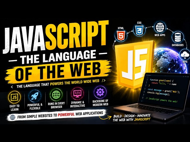 JavaScript - The Language of the Web – [Hindi] – Quick Support