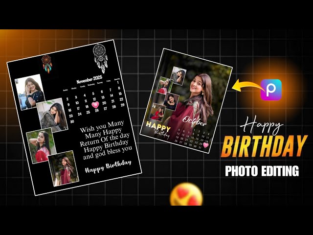 Birthday Poster Photo Editing In PicsArt | Instagram Happy Birthday Photo Editing In PicsArt