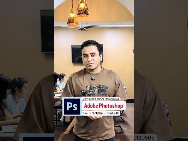 Admission Open Adobe Photoshop (Graphic Design) #codeit