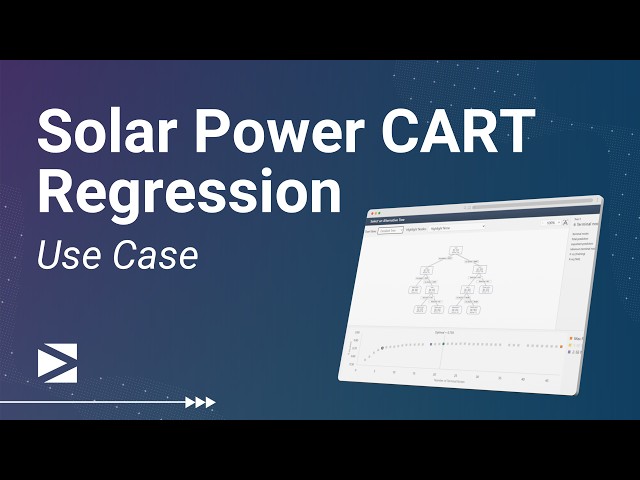 Predictive Analytics in Minitab | Solar Power CART Regression Case Study