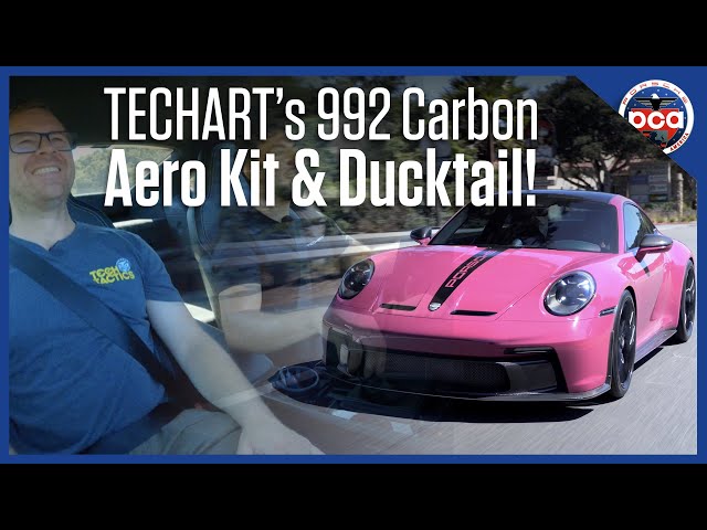 TECHART carbon-fiber aero kit w/'Ducktail' looks amazing on 992 GT3 Touring